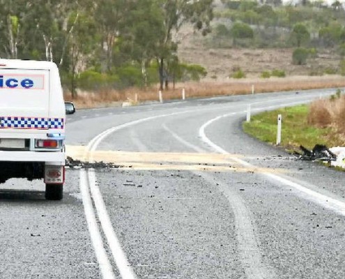 Accident leaves Victims Burnt beyond Recognition after Truck drops Steel Pipe on Highway