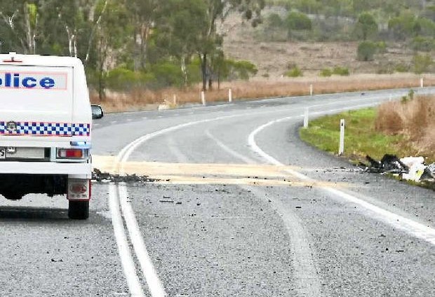 Accident leaves Victims Burnt beyond Recognition after Truck drops Steel Pipe on Highway