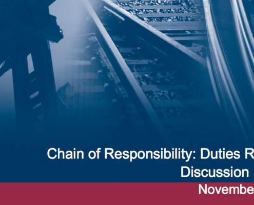 NTC SEEKS FEEDBACK ON CHAIN OF RESPONSIBILITY